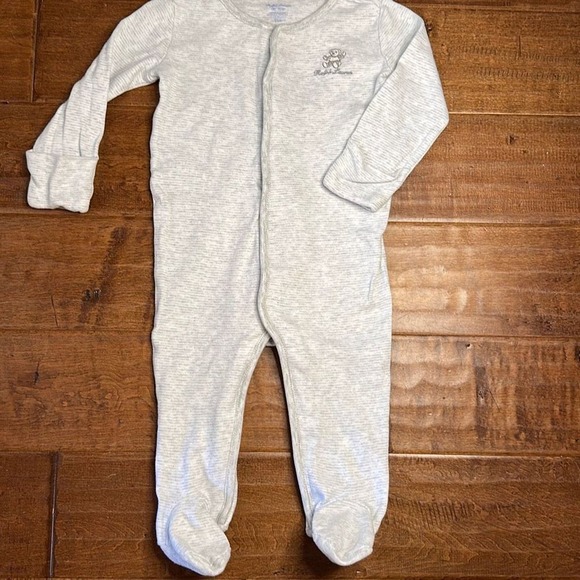Ralph Lauren Other - Ralph Lauren Polo - baby boy Footed- One Piece/Romper/Pajamas - polo Bear - Size